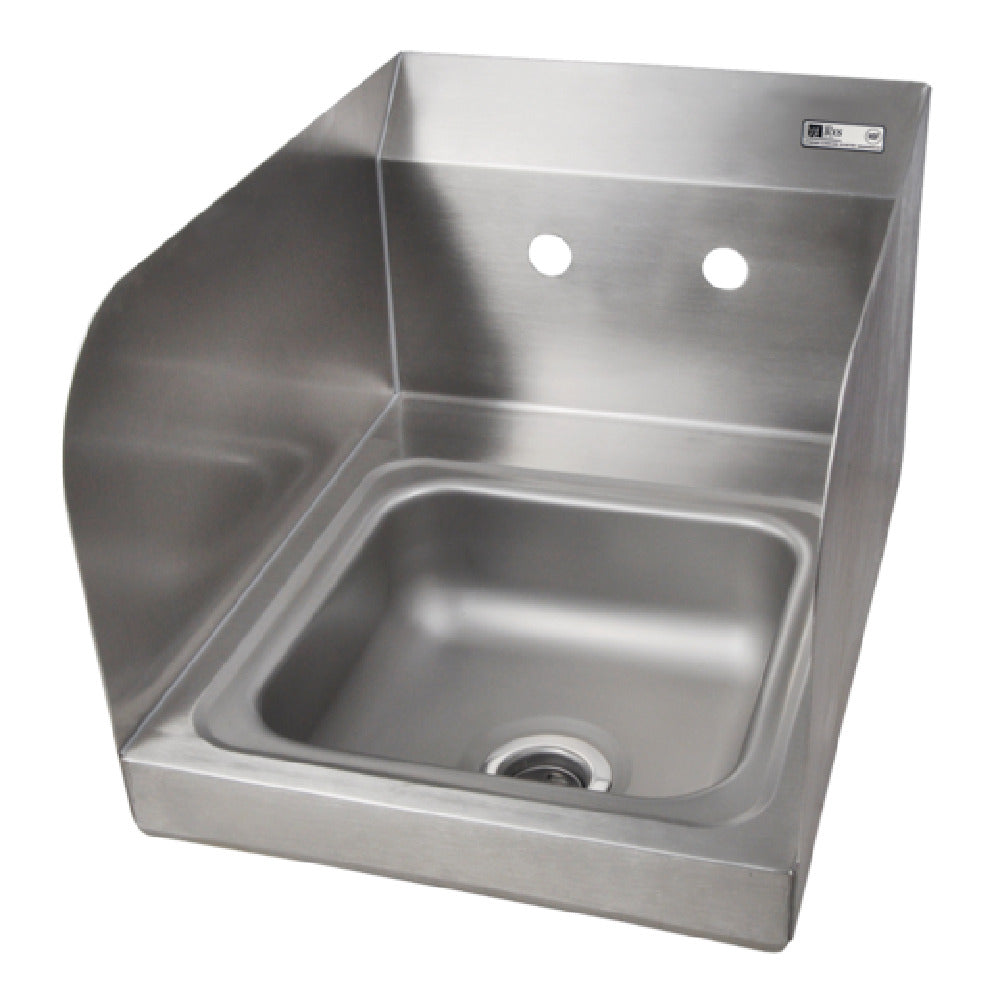 John Boos PBHS-W-0909-SSLR-X Pro-Bowl Hand Sink Wall Mount 12"W X 14-1/2"D X 12-1/4"H Overall Size