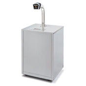 Gold Medal 2495-00-200 Stainless Steel Base For Single Pedestal Topping Dispenser (sold Separately)