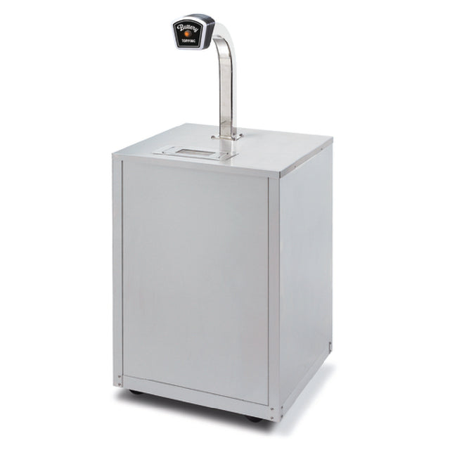 Gold Medal 2495-00-200 Stainless Steel Base For Single Pedestal Topping Dispenser (sold Separately)