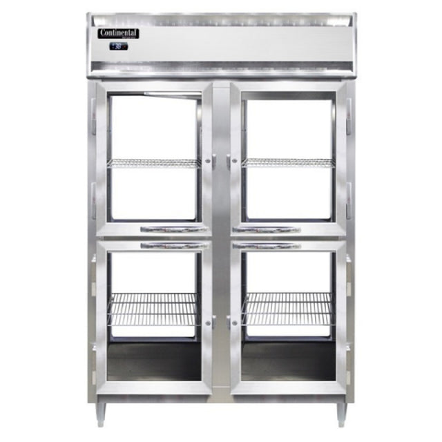 Continental Refrigerator D2RNSAPTHD-GD-GD Designer Line Refrigerator 50 Cu. Ft. Capacity