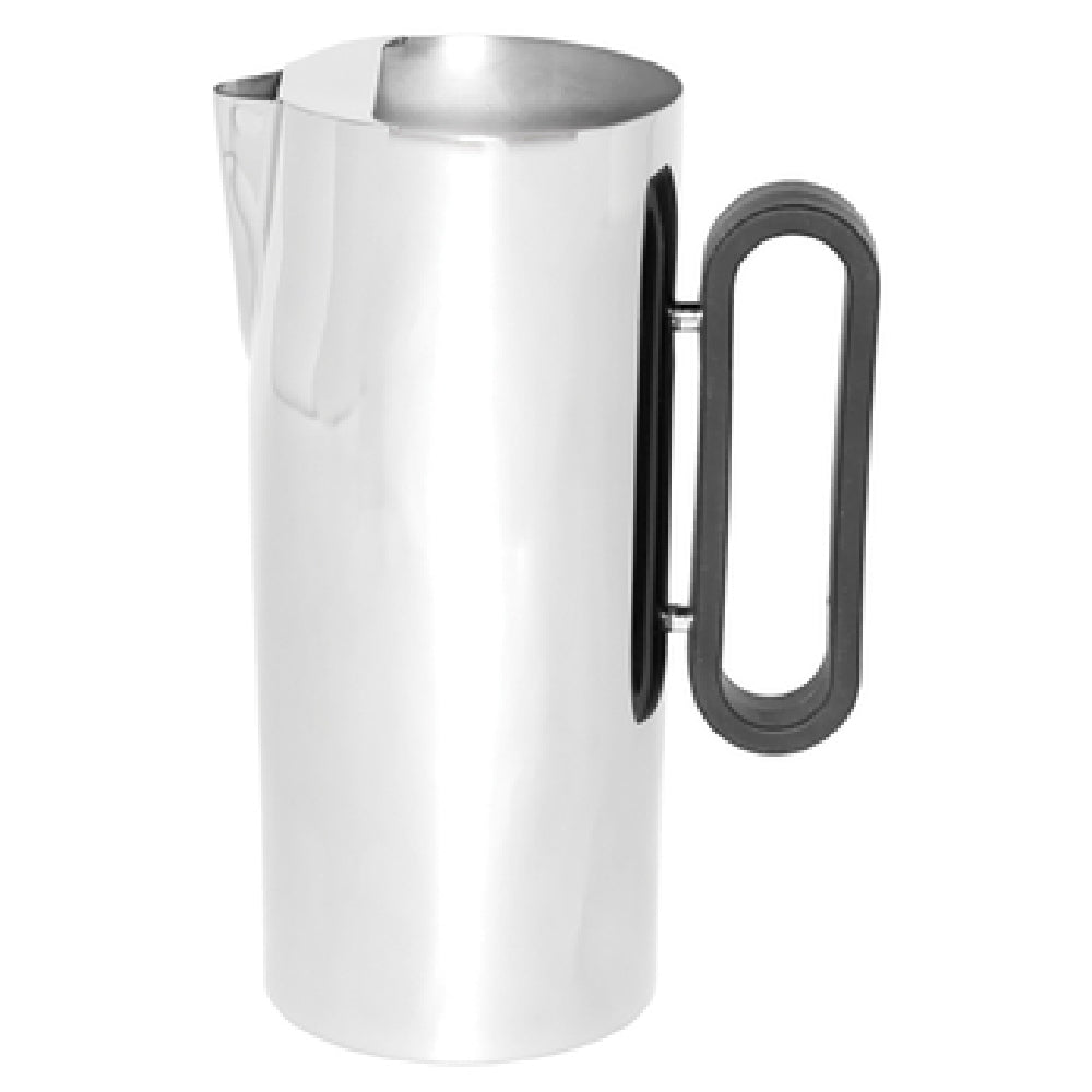 Service Ideas SM-23 Mod18 Steelworks Water Pitcher 1.9 Liter (64 Oz.) With Ice Guard