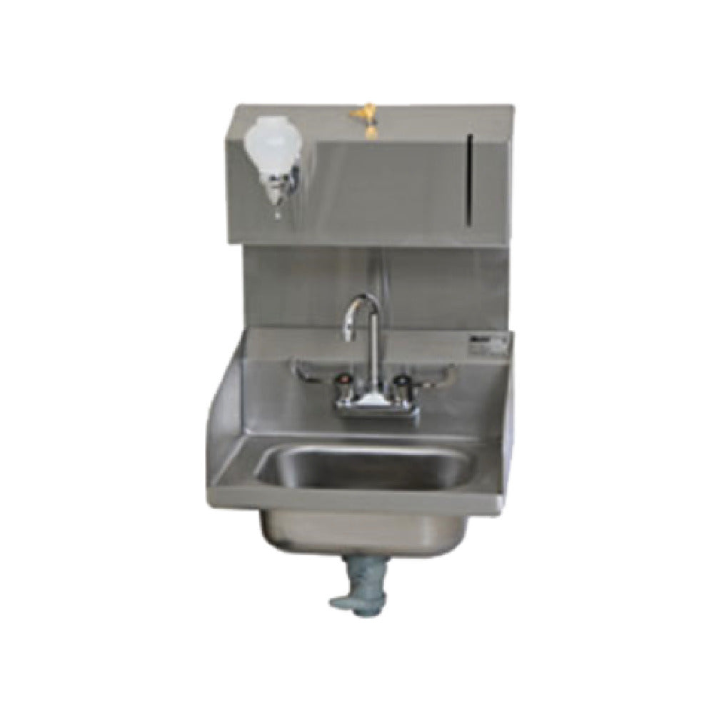 Eagle HSA-10-FWLDP-LRS Hand Sink Wall Mount 14" Wide X 10" Front-to-back X 5" Deep Bowl