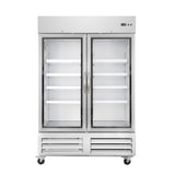 Koolmore KM-RIC-2DGD Convertible Refrigerator/Freezer Reach-In 54"W 49 Cu. Ft. Capacity