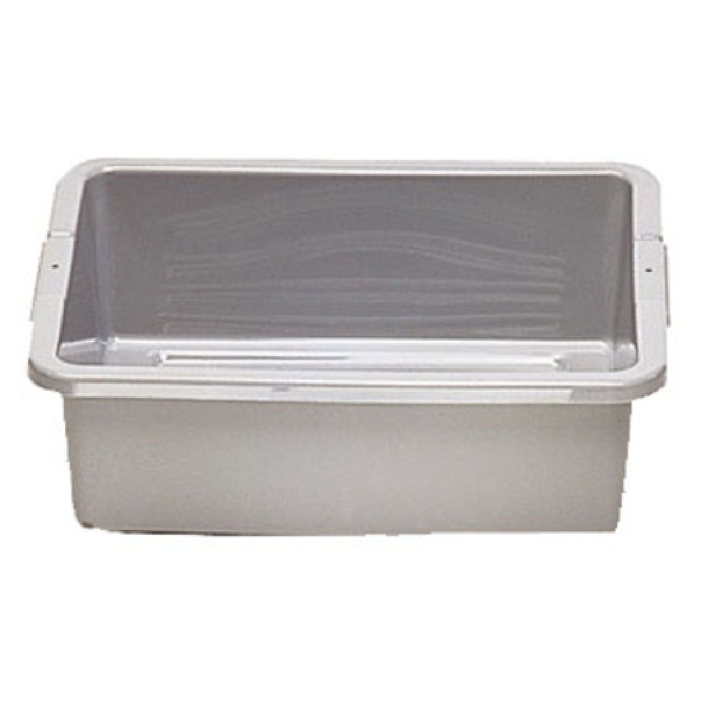 Rubbermaid FG335192GRAY Bus/Utility Box 7-1/8 Gallon 21-1/2"L X 17-1/8"W X 7"H