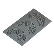 JB Prince MA366 A Circles Mold 5.4"W X 3.7"D X 0.8"H (3) Forms