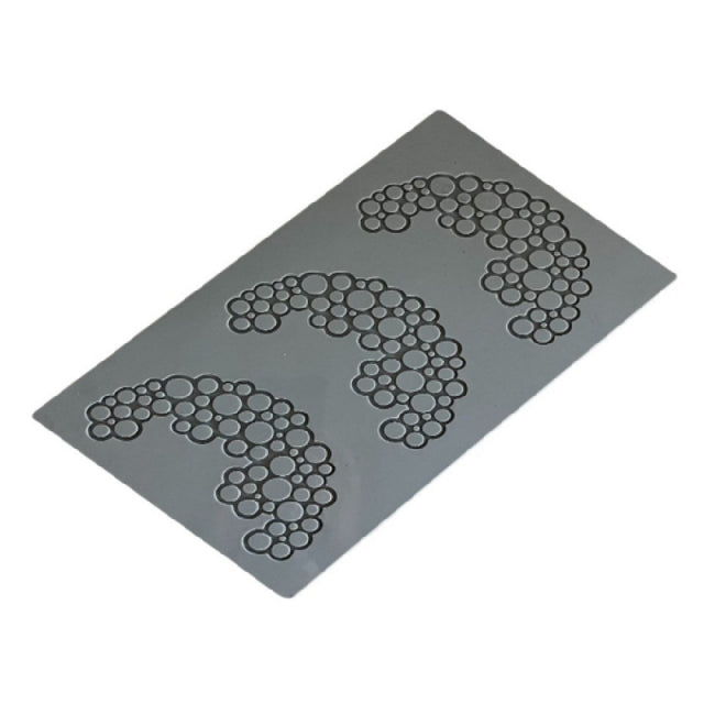 JB Prince MA366 A Circles Mold 5.4"W X 3.7"D X 0.8"H (3) Forms