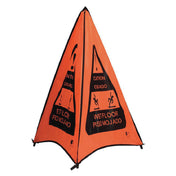 Hubert 16155 - Safety Cone, "Caution Wet Floor", 22" X 22" X 32"H