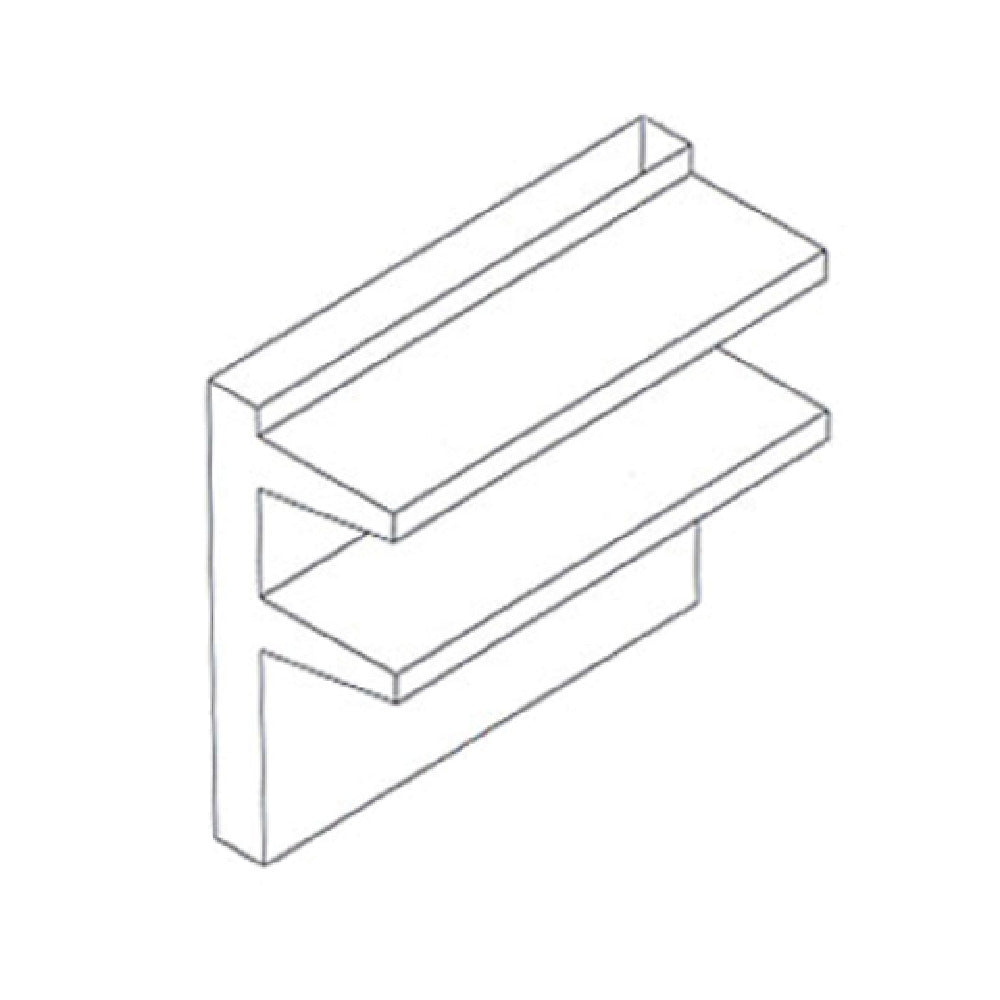 Jade Range DS-36 Titan™ Double-deck High Shelf 36" Stainless Steel