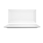 FOH DDP004WHP21 Spiral® Plate 14" X 7" Rectangle