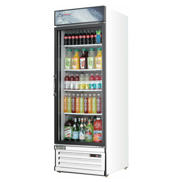 Everest Refrigeration EMGR20 Reach-In Glass Door Merchandiser Refrigerator One-section