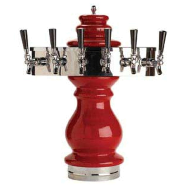 Micro Matic CT400E-6KR Braumeister Draft Beer Tower Countertop 9" Dia. X 24-7/8"H
