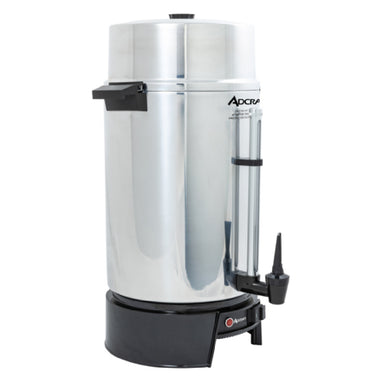 100 cup stainless steel coffee urn Admiral Craft CUA100 Adcraft Coffee Urn 14.1in.W x 14.06in.D