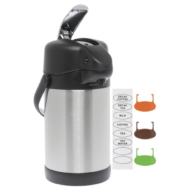 Hubert 66774 - Airpot, 3 Liter, 8-3/4" X 6-1/4" X 14"H