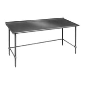Eagle UT3648GTB Budget Series Work Table 48"W X 36"D 430 Stainless Steel Top With 1-1/2"H Rear Up-turn