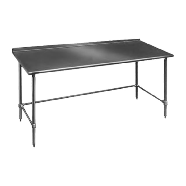 Eagle UT3648GTB Budget Series Work Table 48"W X 36"D 430 Stainless Steel Top With 1-1/2"H Rear Up-turn