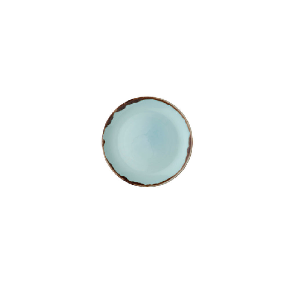 Arc Cardinal FN935 Dudson Harvest Turquoise Coupe Plate (D:8.67'') Vitrified Ceramic