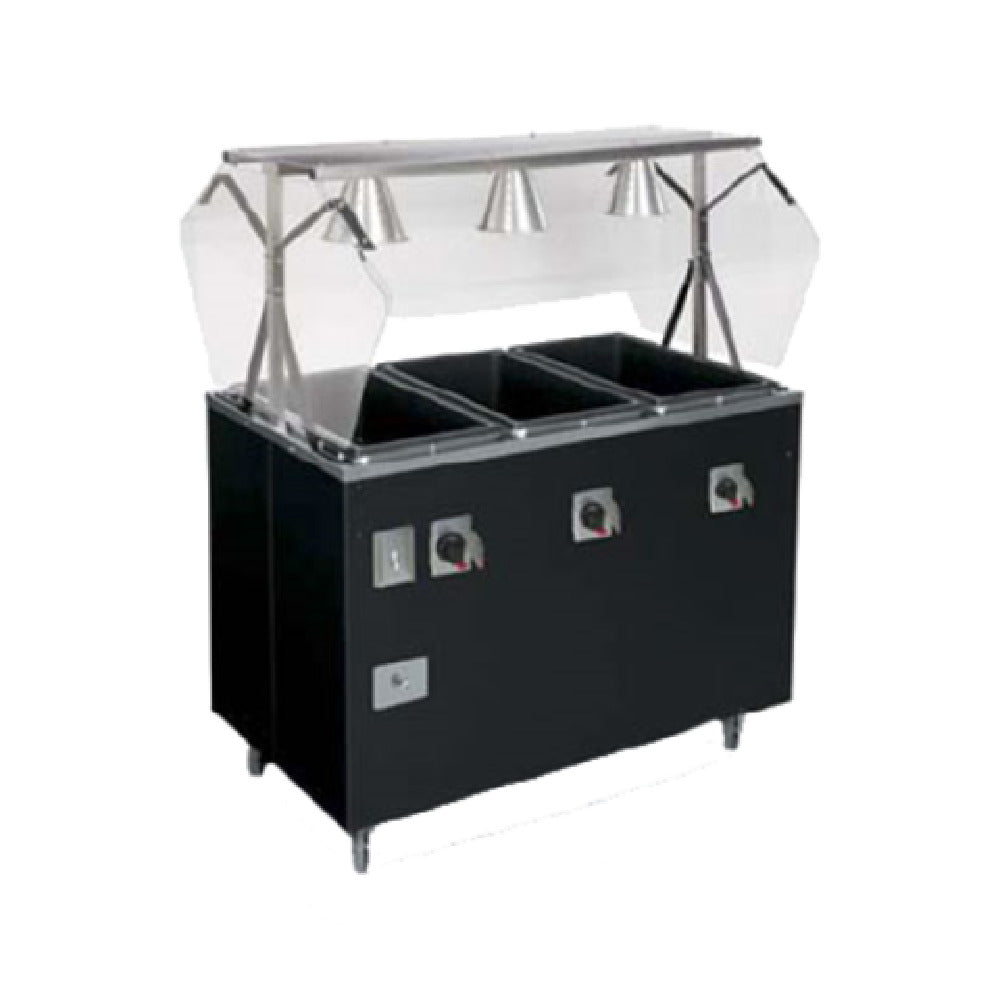 Vollrath T38767464 2-Series Affordable Portable™ Hot Food Station Deluxe (3) Well