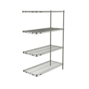 Metro AN346BR Super Erecta® Add-On Shelving Unit 42"W X 18"D X 63"H (4) Wire Shelves