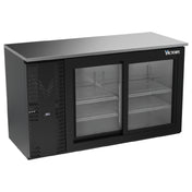 Victory VBBN58HC-F-GS-B - Back Bar Refrigerator, Food Rated, Two-section