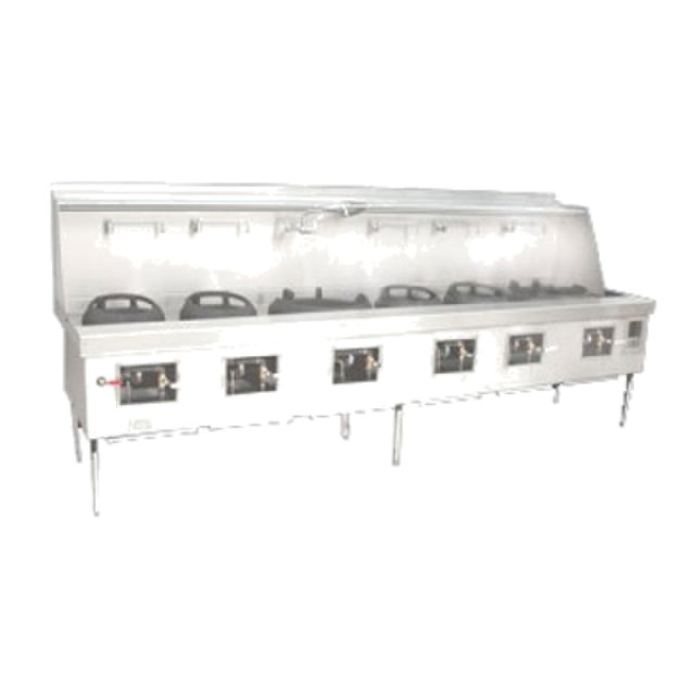 Town Y-6-STD York® Wok Range Gas (6) Chambers