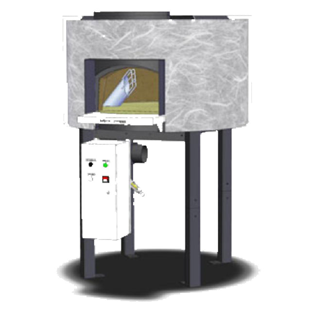 Beech Ovens RND0900FG Full Gas Oven With Radiant Flame Burner Standard Round Stone Hearth Baking Oven
