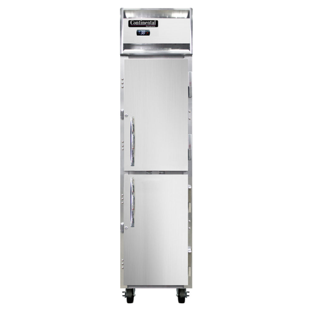 Continental Refrigerator 1RSENSAHD Slim Line Refrigerator Reach-in 17-3/4"W