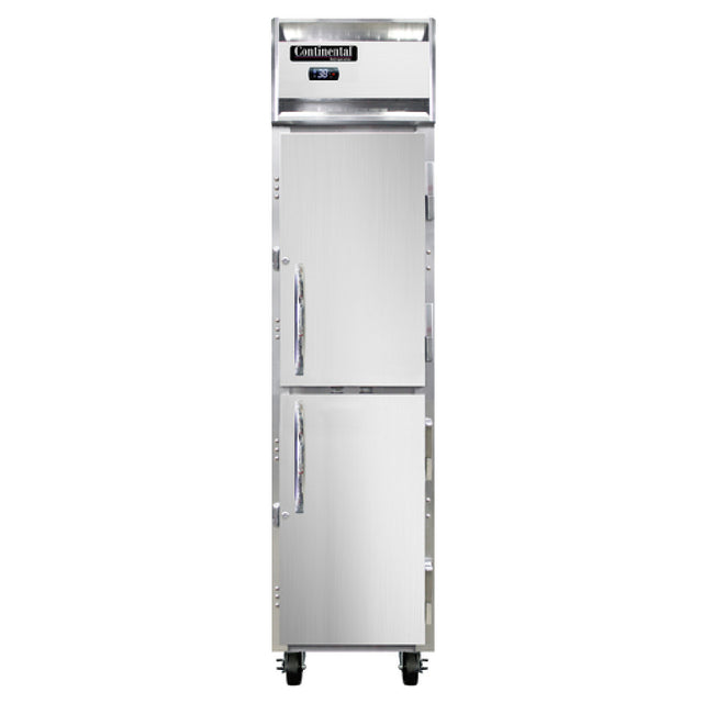 Continental Refrigerator 1RSENSAHD Slim Line Refrigerator Reach-in 17-3/4"W