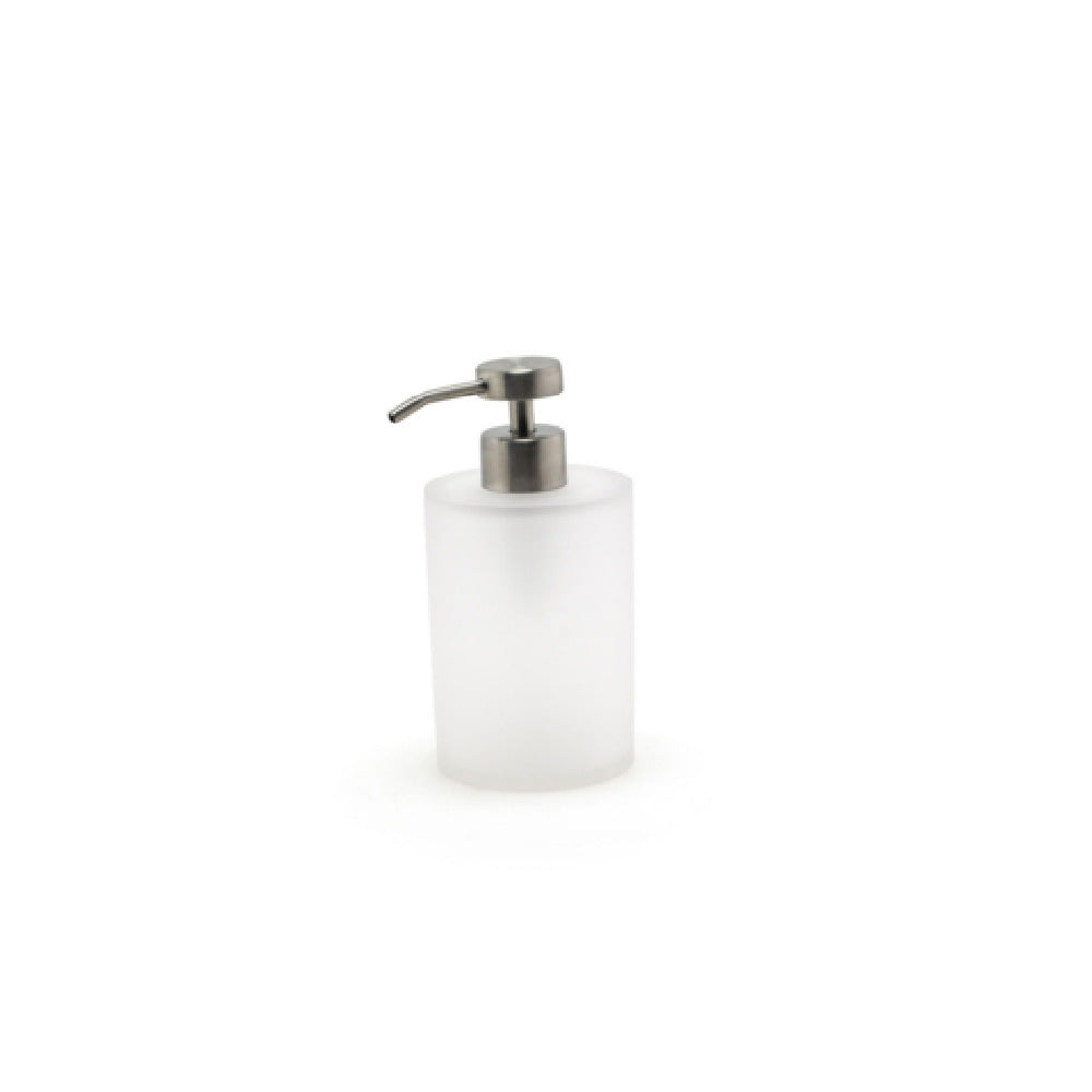 FOH RSP003FRR12 10oz Round Nassau Pump Ice With Low Profile Brushed Stainless Top