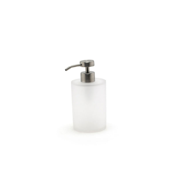 FOH RSP003FRR12 10oz Round Nassau Pump Ice With Low Profile Brushed Stainless Top