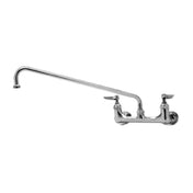 T&S Brass B-0230-LNM Sink Mixing Faucet Wall Mounted 8" Adjustable Centers