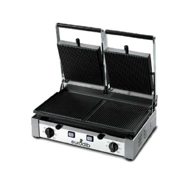 Eurodib PDR3000 Eurodib Panini Grill Double Ribbed Top & Bottom