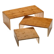 Tableware Solutions USA S0097 Display Riser Set (1) Each: 12" X 12" X 4" 17-3/4" X 12" X 6"