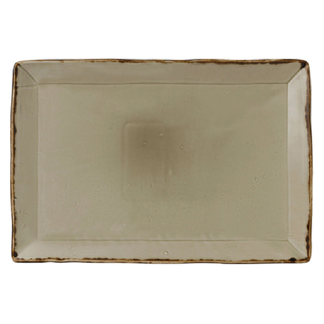 Arc Cardinal HL002 Dudson Harvest Linen Rectangle Tray (L:13.25'' X W:9.0'') Vitrified Ceramic