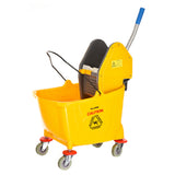 Alpine Industries ALP462-1 Mop Bucket Combo 36 Qt. 15" X 25" X 36"