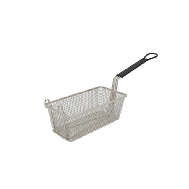 CAC China SPFB-1 Fry Basket 11"L X 5-3/4"W X 4-3/8"H 10"L Black Handle
