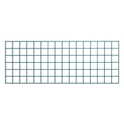 Quantum SG-1848P Store Grid Panel 48"W X 18"H Green Epoxy Antimicrobial Finish