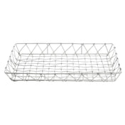 Hubert 39412 - Urban Link Basket, 18" X 11-3/4" X 2"H, Rectangular