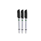 TableCraft Products 13093 - Writeable Black Markers, Set Of 3, Cash & Carry (1 Set Minimum Order)