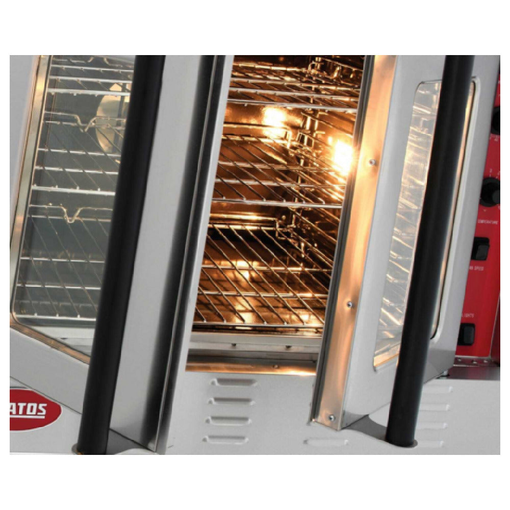 Hubert 61023 - Kratos® 29Y-049 Convection Oven, Natural Gas, 38"W X 43.5"D X 68"H