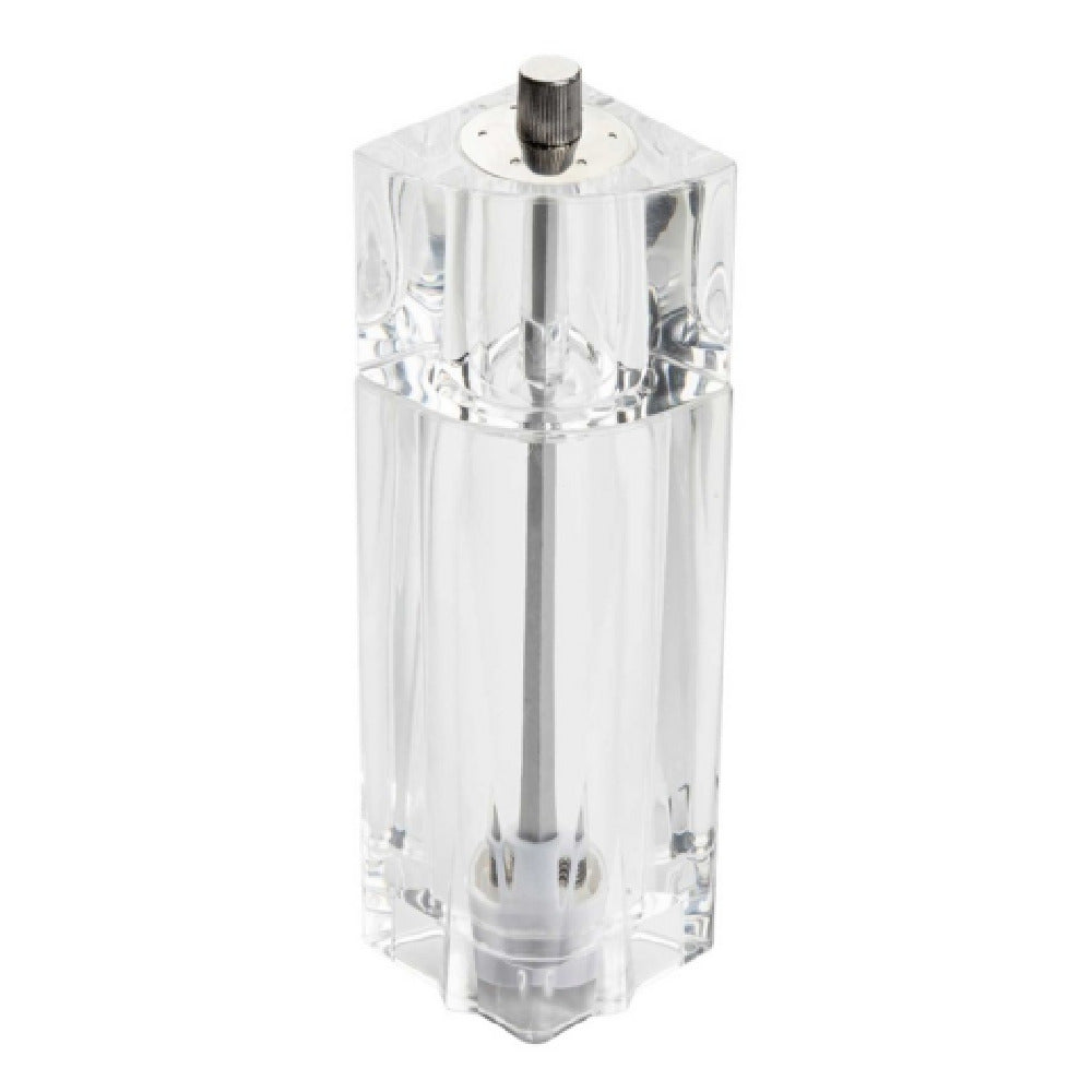TableCraft Products 11832 - Salt & Pepper Mill Combo, 2.625"W X 2"D X 7.5"H, Acrylic