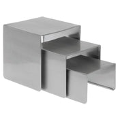 Hubert 96394 - Display Riser Set, 3-piece, Includes (1) Each Sizes: 6" X 6" X 4"H