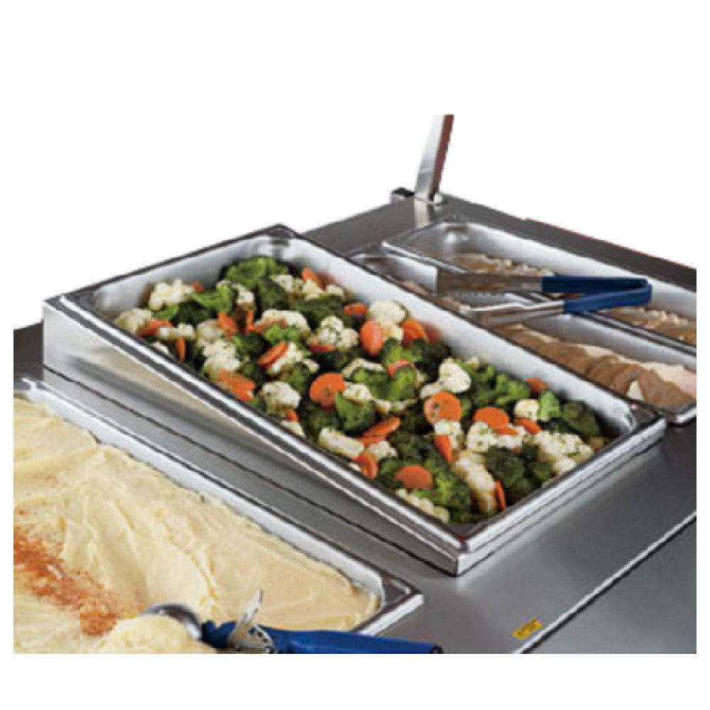 Vollrath 19196 Angled Adapter Plate Single Fits Full Size & Fractional Pans