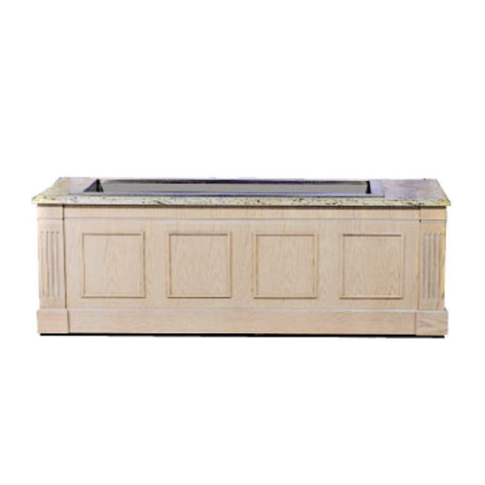 Bon Chef 50085 Euro Modular Buffet Station 8'L X 30" W X 34-1/2" H With Standard Corian Top
