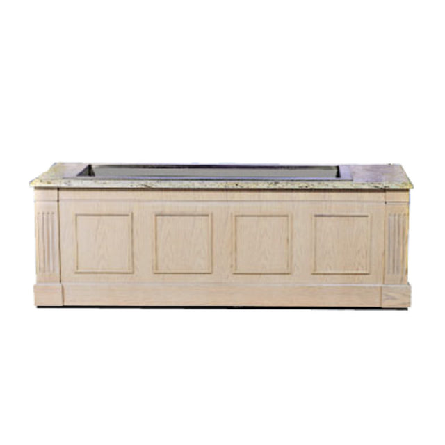 Bon Chef 50085 Euro Modular Buffet Station 8'L X 30" W X 34-1/2" H With Standard Corian Top
