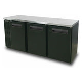Blue Air BNB-72BT-HC - Back Bar Cooler, Three-section, Shallow Depth
