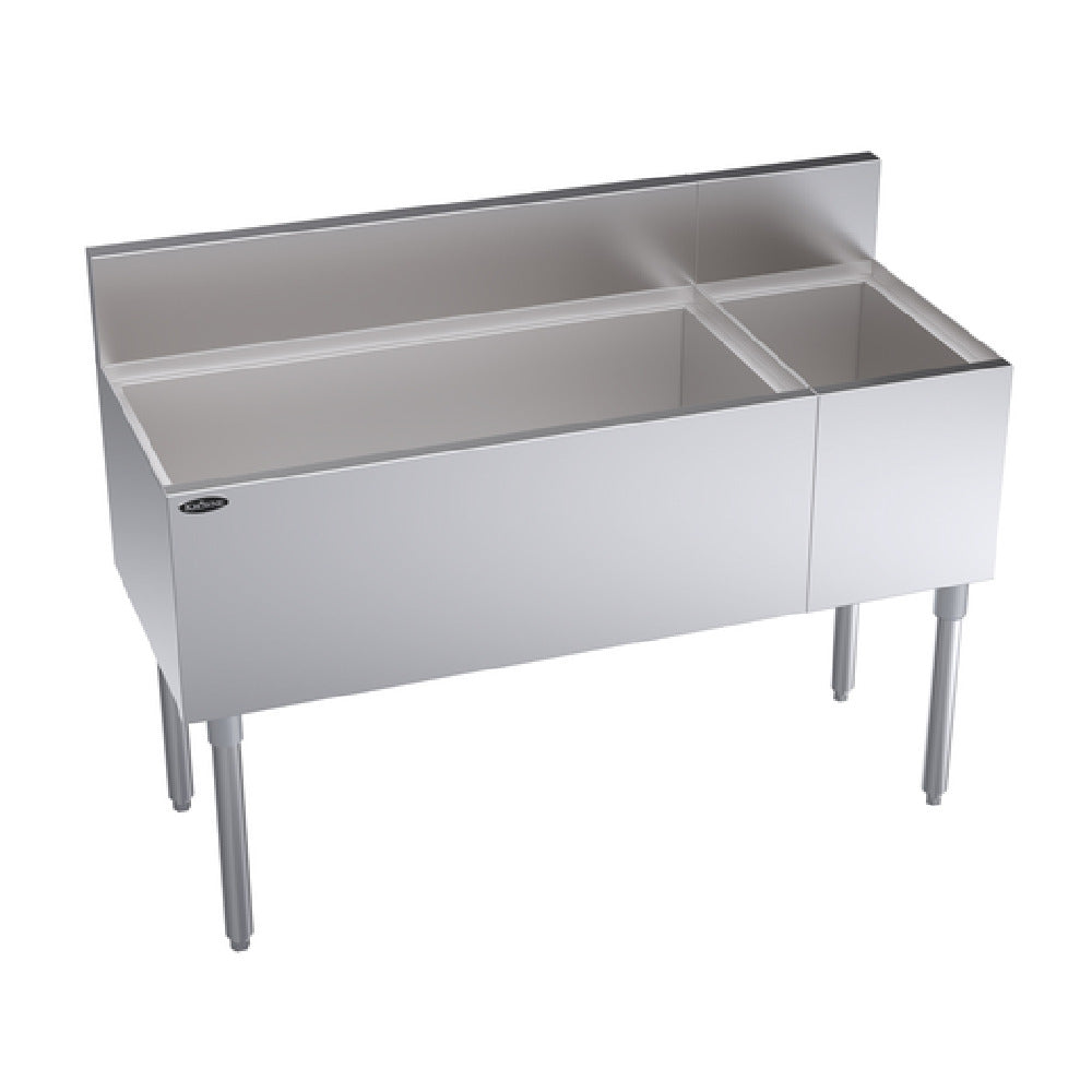 Krowne KR19-M48L Royal Series Underbar Combination Ice Bin Ice Bin With Bottle Well
