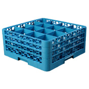 Carlisle RG16-314 Carlisle OptiClean™ Dishwasher Glass Rack 16-compartments (4-7/16" X 4-7/16") With (3) Extenders