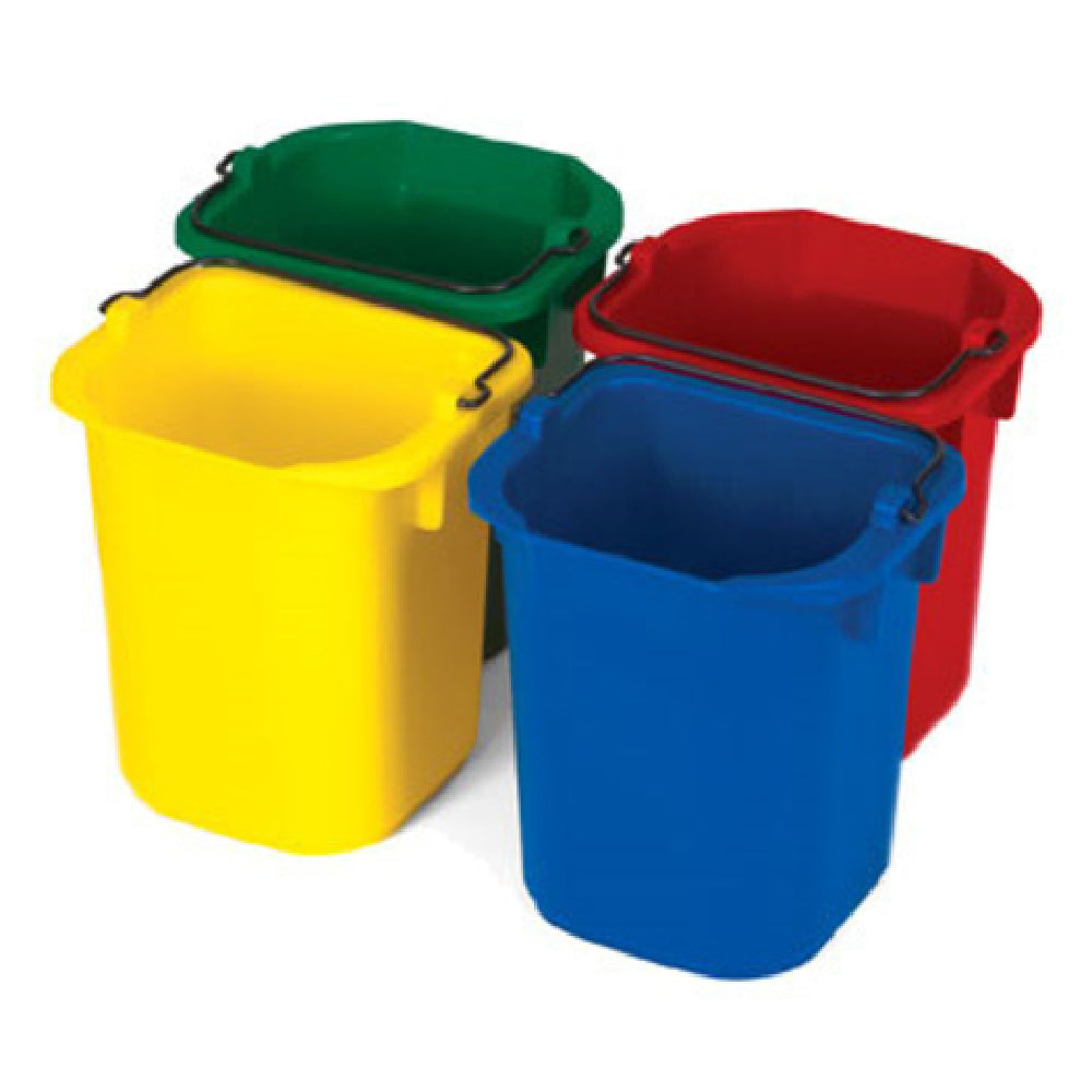 Rubbermaid FG9T83010000 Disinfecting Pails 5 Quart Assorted Colors: Yellow