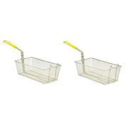 Hubert 178284 - Value Series Fry Basket, 17" W X 6" H, Front Hook