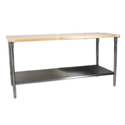 Winholt WTSS3648 Work Table 48"W X 36"D X 34"H Open Bar Style